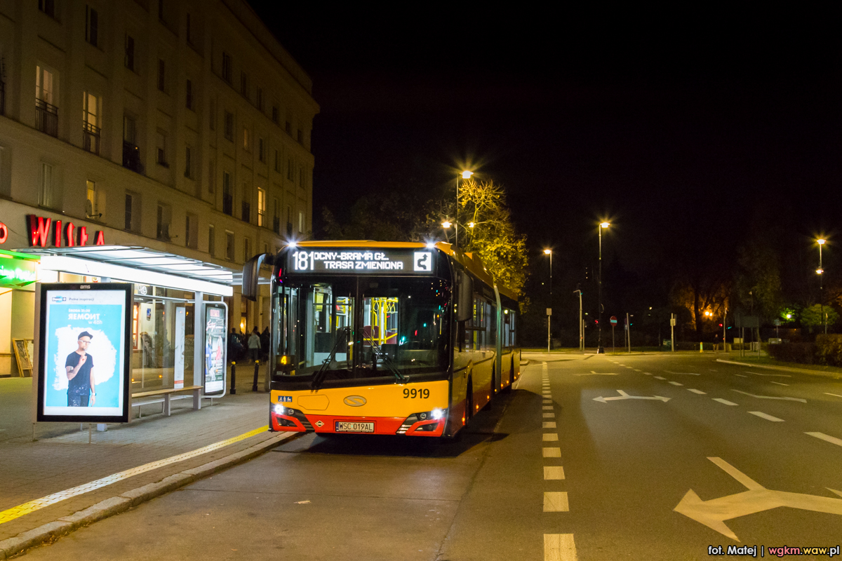 9919
Kolejne WĹ za nami. Niestety, w tym roku organizacja nie byĹa tak sprawna, jak moĹźna byĹoby oczekiwaÄ. Przede wszystkim najgorszÄ i najbardziej fatalnÄ decyzjÄ byĹo udostÄpnienie 2 listopada ulic WĂłlczyĹskiej i Arkuszowej dla samochodĂłw osobowych, co powodowaĹo gigantyczne korki.
Słowa kluczowe: WĹ2019 Zasilenie