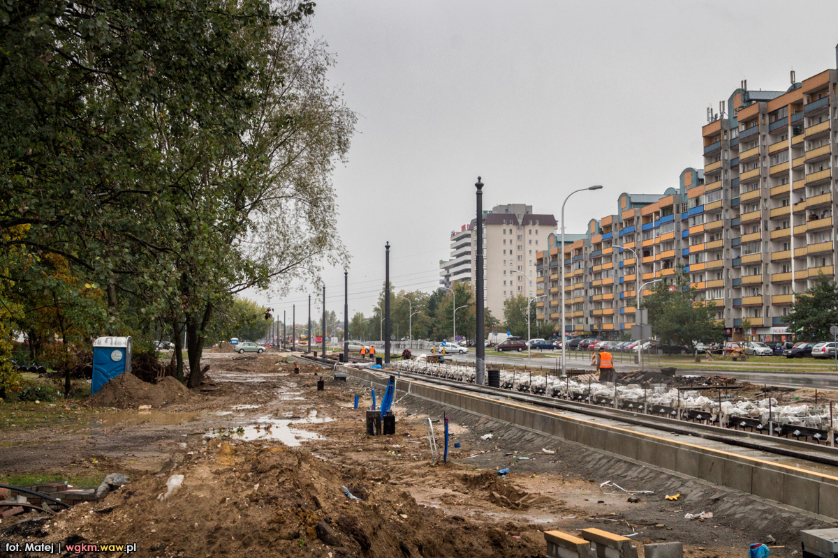 Trasa tramwajowa na Nowodwory
