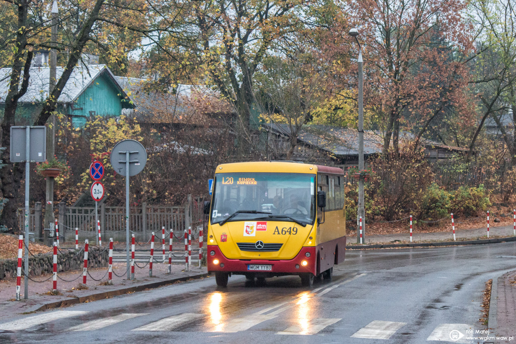 A649
Historyczny widok - obecnie na L20 i L22 jeĹşdzi Stalko. WczeĹniej linie obsĹugiwaĹ PKS Grodzisk Mazowiecki.

