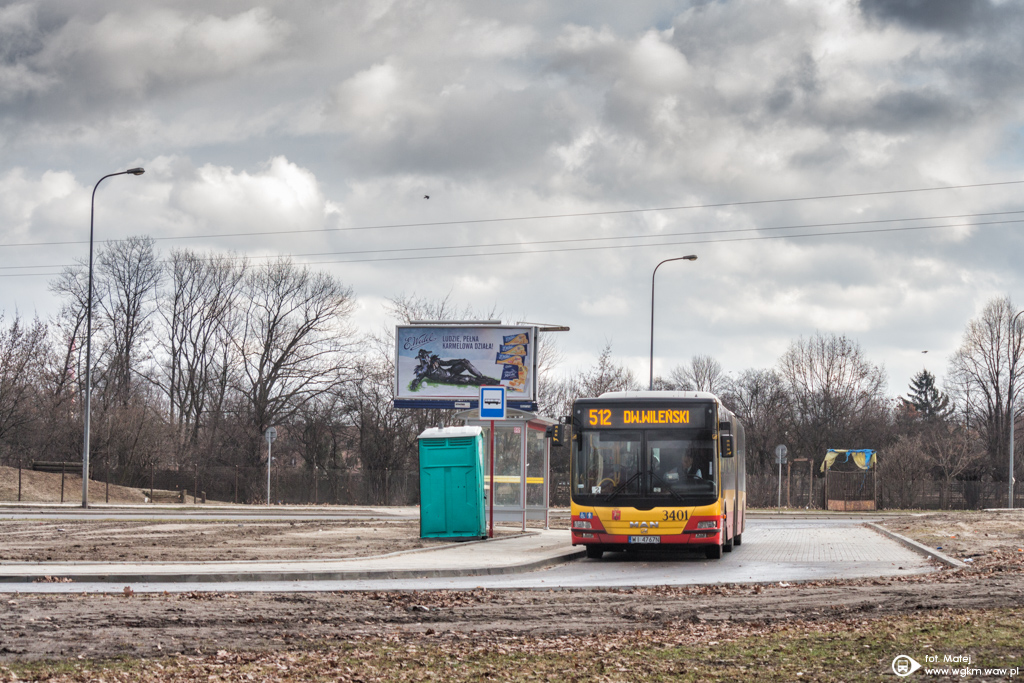 3401
DosyÄ niedawno uruchomiona pÄtla autobusowa - Gilarska.

