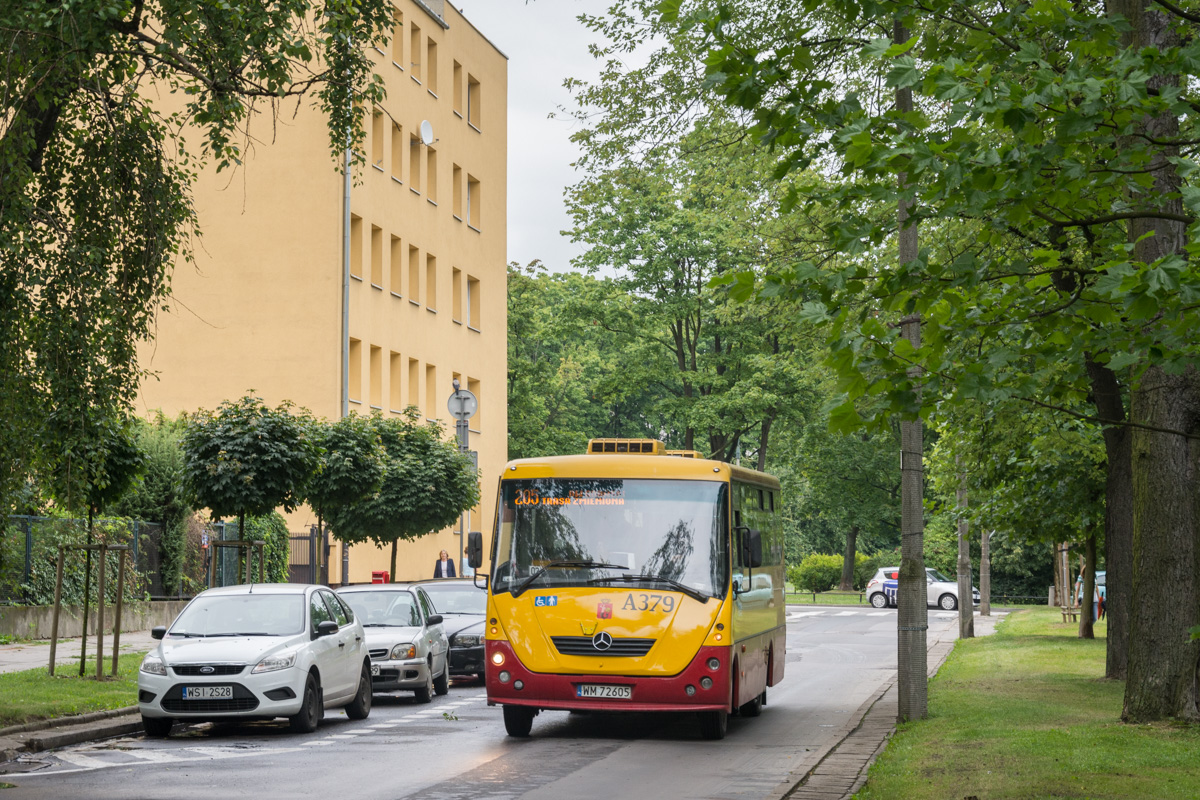 A379
MaĹe wspomnienie linii 205 i epizodu obsĹugi jej Autosanami Solina z Mobilisu. Sama linia w rĂłĹźnych wariantach tras kursowaĹa po Bielanach i Ĺťoliborzu od 2008 roku, dojeĹźdĹźajÄc m.in. do Dworca GdaĹskiego, "Arkadii" czy PowÄzek Wojskowych. W tym roku zostaĹa zawieszona na okres wakacji, a po ich zakoĹczeniu oficjalnie zlikwidowana.
Słowa kluczowe: MOBSOLINA