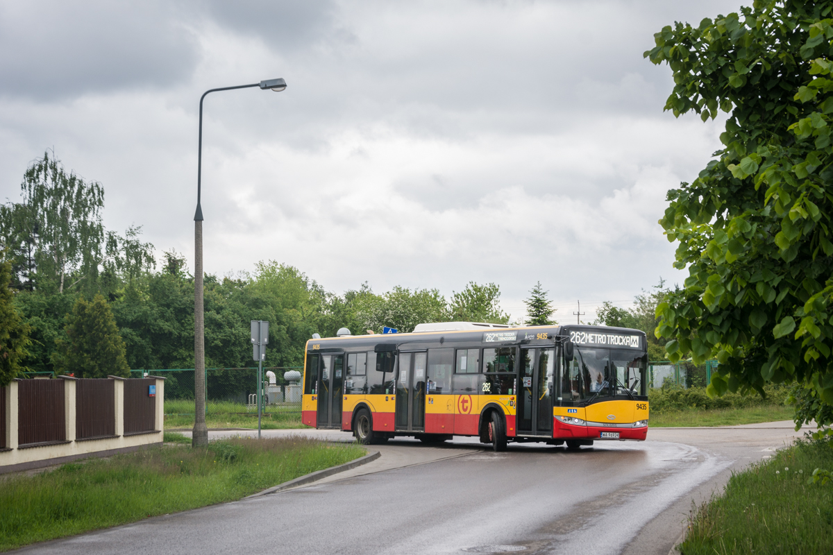 9435
W zastępstwie za tymczasowo wycofane Otokary, na wszystkie brygady linii 262 skierowane zostały Solarisy z "Płochocińskiej".
Słowa kluczowe: Dziwadło