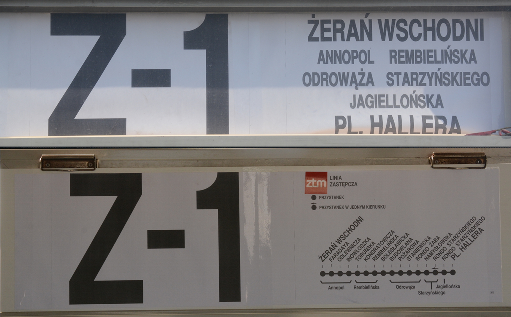 Tablice Z-1
Słowa kluczowe: ZaTramwaj