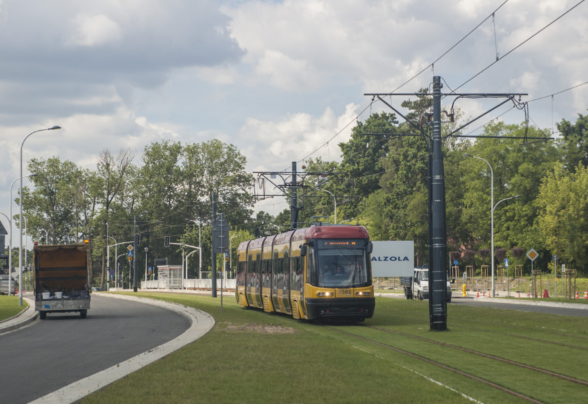 3502
Drugi wagon, ktĂłry tego dnia wjechaĹ na nowÄ trasÄ na Winnice na testy.
Słowa kluczowe: Inwestycje