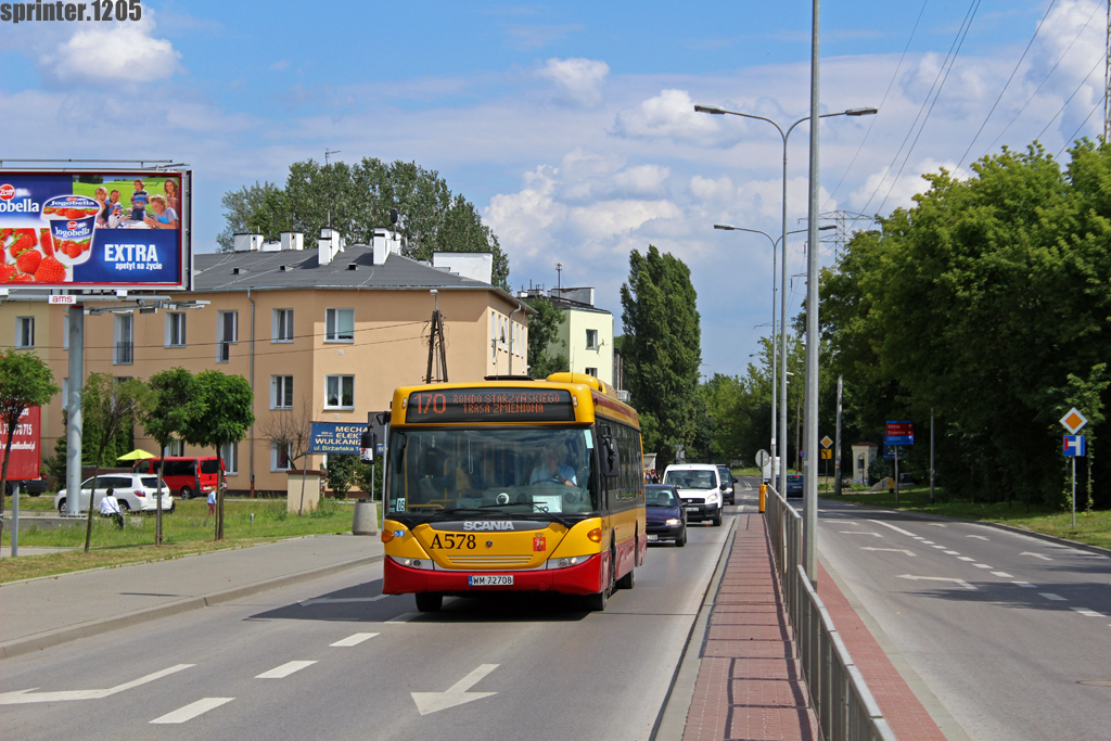 A578
We wtorek minie 36 lat od kiedy linia 170 pojawia siÄ na ul. Naczelnikowskiej. KursowaĹa wtedy z PowÄzek do kraĹca Jesiotrowa. 11 lat pĂłĹşniej wydĹuĹźono jÄ aĹź do Cm. PĂłĹnocnego. KolejnÄ duĹźÄ zmianÄ, ktĂłra dotknÄĹa tÄ liniÄ byĹo skrĂłcenie do Ronda StarzyĹskiego przed czterema laty. MieszkaĹcy tej czÄĹci TargĂłwka oraz Szmulowizny dalej jednak walczÄ o powrĂłt 170 na dawnÄ trasÄ. 

Aktualnie obsĹugÄ tej linii zajmuje siÄ PKS Grodzisk Mazowiecki swoimi Scaniami. GoĹcinnie pojawia siÄ rĂłwnieĹź "Stalowa".
