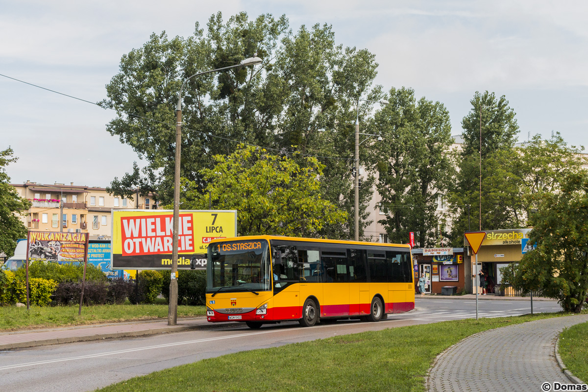 50002 (A621)
Iveco znane z obsĹugi linii 743 przez pewien okres jeĹşdziĹo w Grodzisku Mazowieckim aktualnie trafiĹo do Pruszkowa, gdzie zostaĹo przydzielone do obsĹugi linii 1 z osiedla Staszica do stacji PKP.
