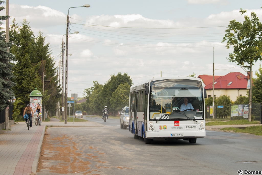 WWL 88535
Podstawowym taborem kursujÄcym na liniach L20 i L22 od 1 lipca majÄ byÄ takie Solbusy. Pozdrowienia dla miĹego kierowcy! ;)
