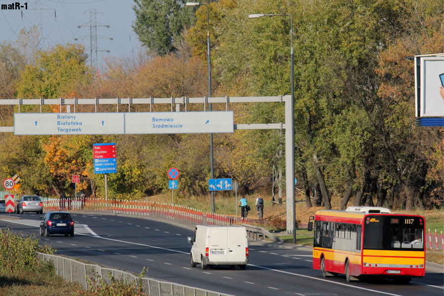 1117
Szarpaczek na arterii pomyka ku przeznaczeniu, kraĹcowi Stare Bemowo, na ktĂłre dojedzie za okoĹo 25 minut. 
