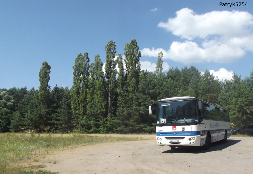 Y009
L-9 kieruje siÄ do przystanku Wieliszew-PlaĹźa by potem siÄ udaÄ do Legionowa.
