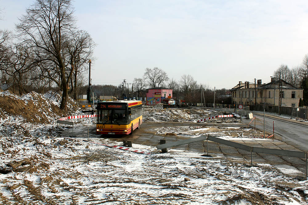 A417
Tymczasowa pÄtla PKP PĹudy. 
Obecnie w tym miejscu mamy wiadukt na torami
Słowa kluczowe: ITSNL223 Inwestycje