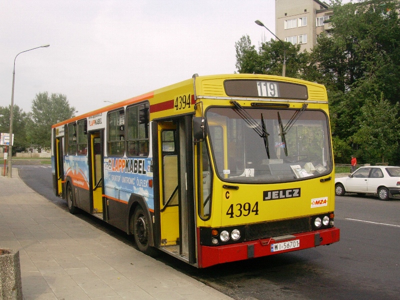 4394
Jelcz ze zlikwidowanej zajezdni CheĹmska.
Słowa kluczowe: 120M