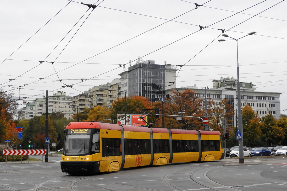 3141
Objazd z powodu protestów w centrum.
