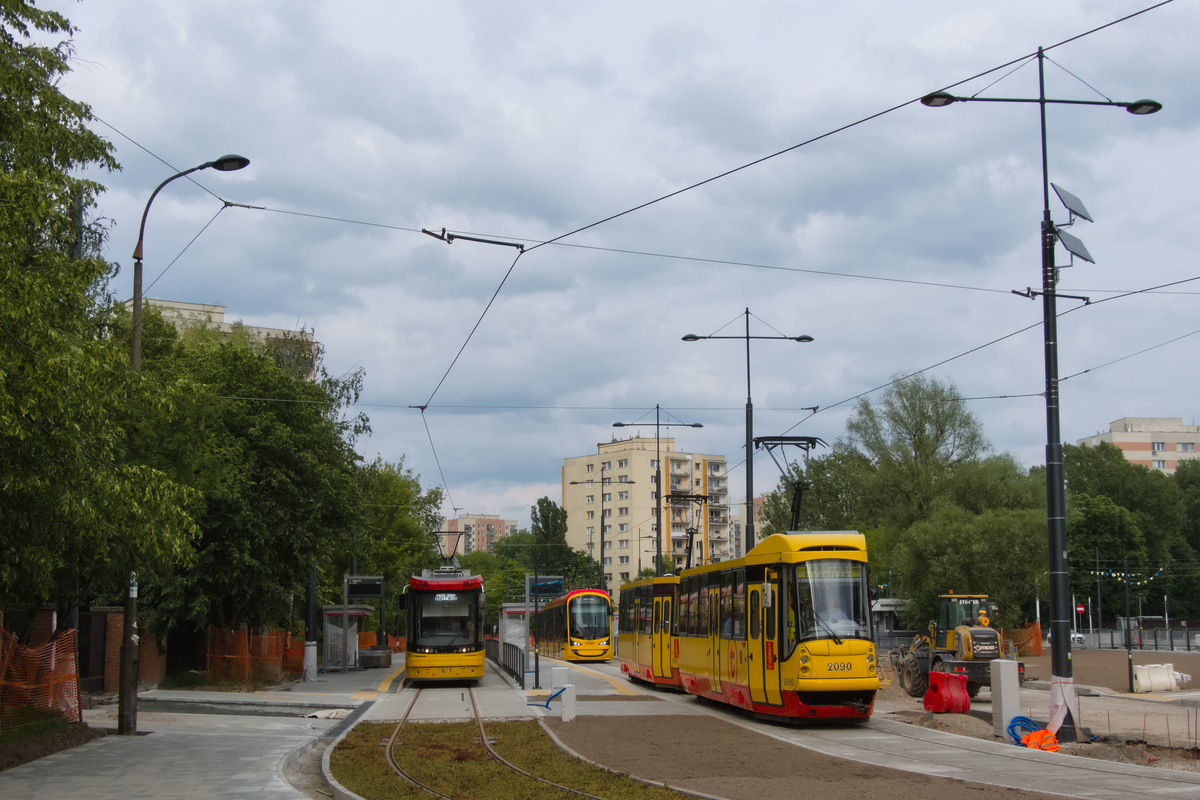 2090+2091
Testy trasy do pÄtli Stegny.
