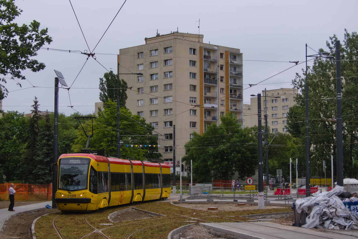 3108
Testy trasy do pÄtli Stegny.
