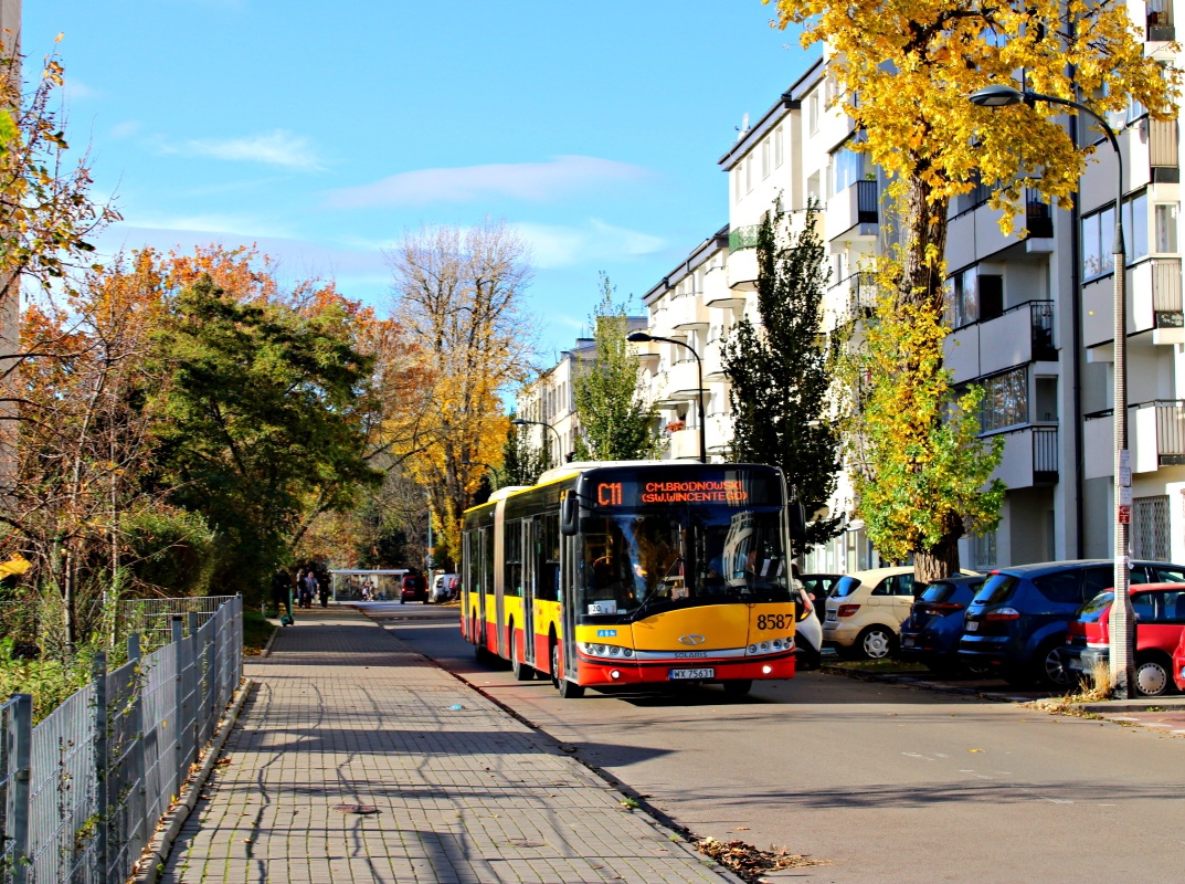 8587
Na ulicy SmoleĹskiej autobusy liniowo moĹźna spotkaÄ 1 listopada 
