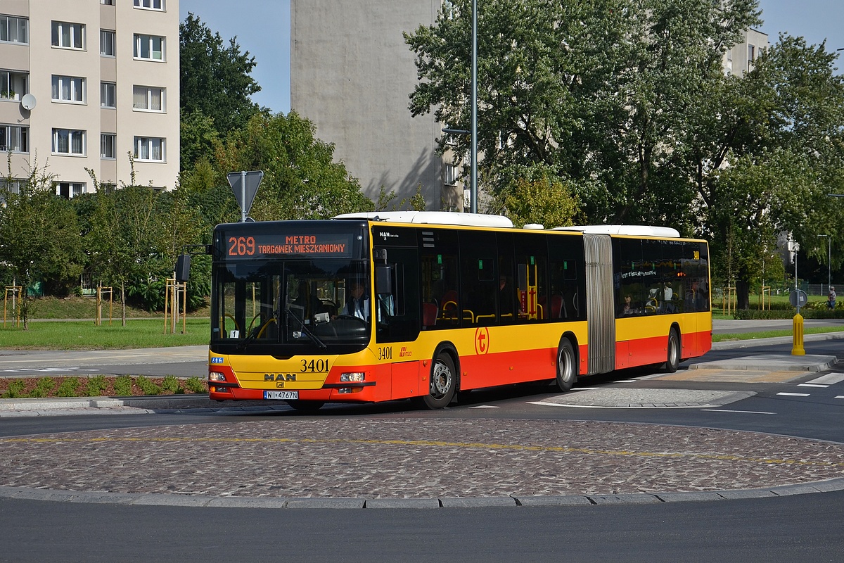 3401
Pierwszy kurs linii 269 ĹÄczÄcej BrĂłdno Podgrodzie z Metrem TargĂłwek Mieszkaniowy
