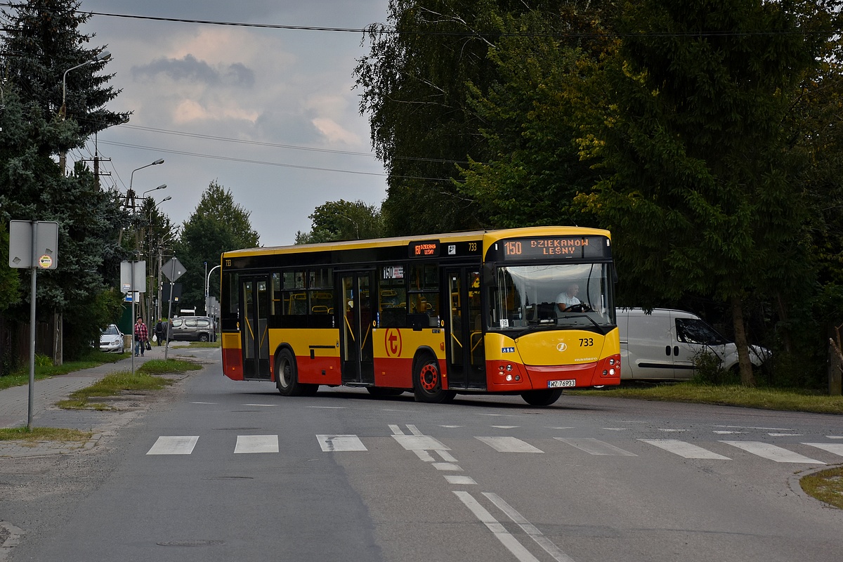733
Pusty juĹź Jelcz zmierza na pÄtlÄ DziekanĂłw LeĹny
