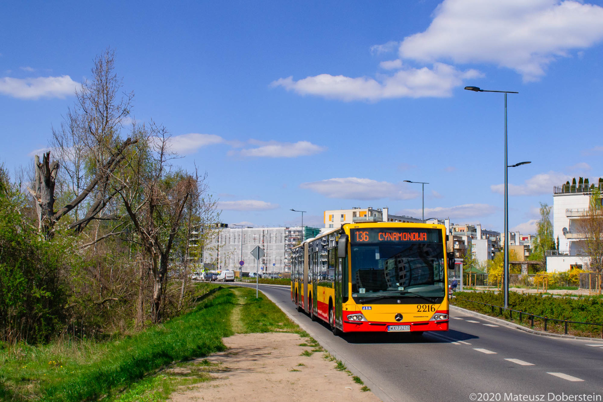2216
Od jakiegoĹ czasu linia 136 kursuje nowym odcinkiem ulicy Woronicza.
