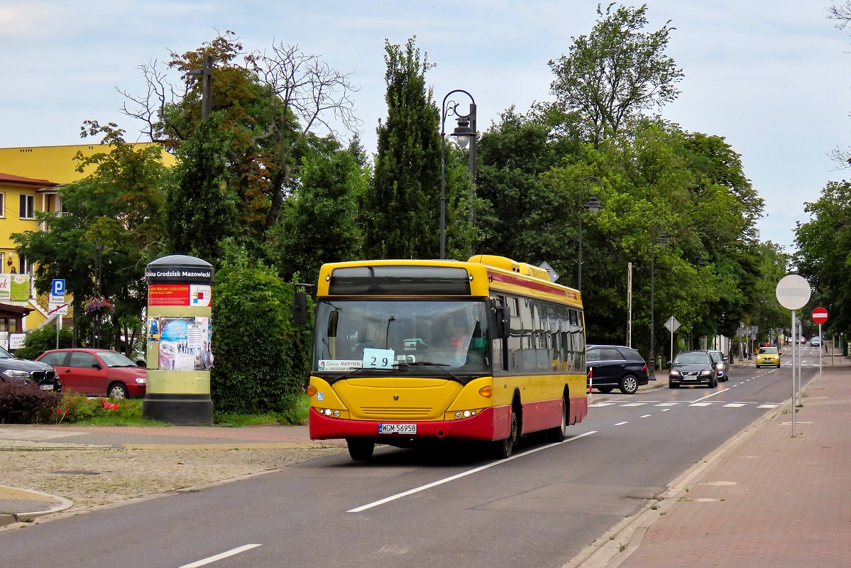 80259
Scania jedzie jako kurs linii numer 29 â SiestrzeĹ (8:25)-Grodzisk Maz. Szpital (9:15). 
