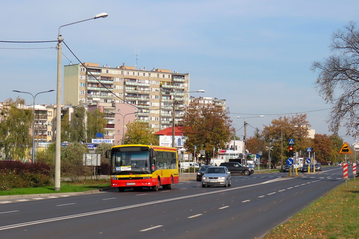 90223
SanCity jedzie jako kurs â209â linii numer 60 â PKP PruszkĂłw (12:50)-P+R Nadarzyn (13:15). 
