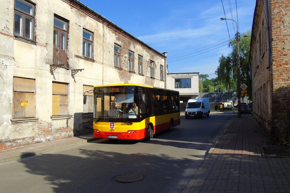 60006
ZAZ wykonuje kurs "3" linii numer 7 w relacji Grodzisk Maz. Szpital (8:00)-Grodzisk Maz. Os. Teligi (8:19)-Grodzisk Maz. Szpital (8:38). Z powodu frezowania ulicy Kowalskiej, wszystkie autobusy tego dnia skierowano rĂłwnolegĹÄ ulicÄ Konspiracji po ktĂłrej planowo nie odbywa siÄ Ĺźaden ruch autobusowy. 
Słowa kluczowe: objazd