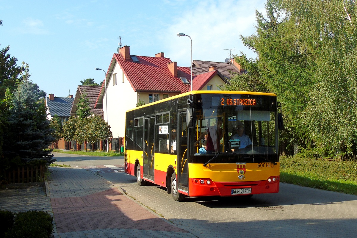 60014
ZAZ jedzie w obsĹudze opĂłĹşnionego o ponad 10 minut kursu linii numer 2 w relacji KomorĂłw PÄtla (8:57)-PruszkĂłw os. Staszica (9:26). 
