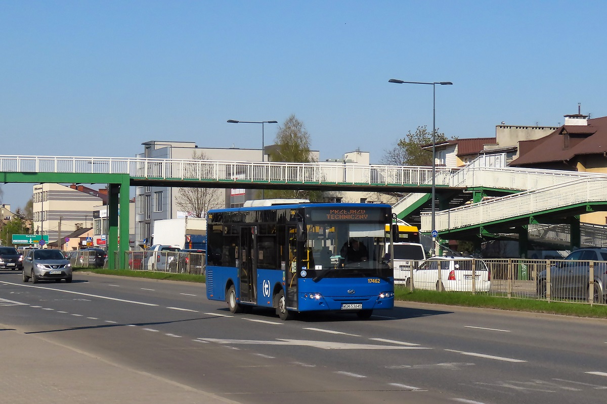 17462 (80423)
ZAZ zjeĹźdĹźa awaryjnie na zajezdniÄ PKS Grodzisk âWarszawa Klementowicka po wykonaniu kursĂłw na brygadzie 1/L46 (Zielonka 11 Listopada-CH Marki). W zamian za powyĹźszy wĂłz z rezerwy wysĹano ZAZ-a A08 #66525 (20161). 
