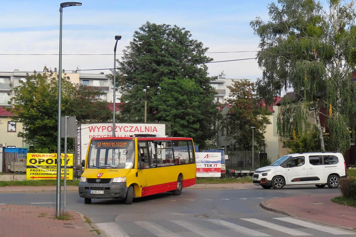 50006
ProCity jedzie jako opĂłĹşniony o ponad 10 minut kurs linii numer 17 â Grodzisk Maz. Szpital (15:15)-MilanĂłwek Mifam/Tesco (15:51)-Grodzisk Maz. Szpital (16:17). 
Słowa kluczowe: DziwadĹo