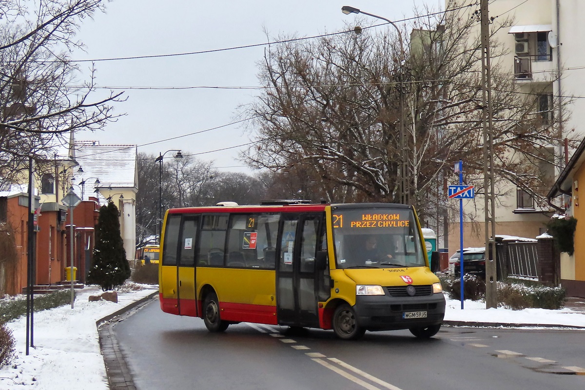 30014
ProCity jedzie jako kurs linii numer 21 â Grodzisk Maz. Dw. PKP (13:05)-WĹadkĂłw PÄtla (13:40). 
Słowa kluczowe: zima