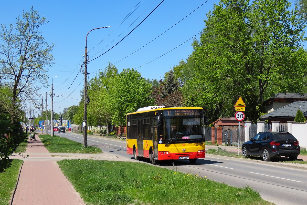 129 (80422)
ZAZ jedzie jako kurs â118â linii numer 17 â Grodzisk Maz. Szpital (12:55)-MilanĂłwek KrĂłlewska (13:27)-Grodzisk Maz. Szpital (13:54). Pozdrowienia dla Kierowcy!
