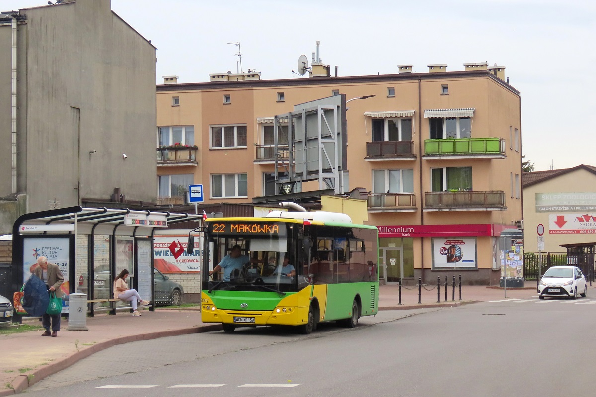21002
ZAZ zatrzymuje siÄ na przystanku âGrodzisk Maz. Zondka 01â jako kurs 112 linii numer 22: Grodzisk Maz. Dw. PKP (14:20)-MakĂłwka Lukrecji (14:44). Pozdrowienia dla Kierowcy! 
