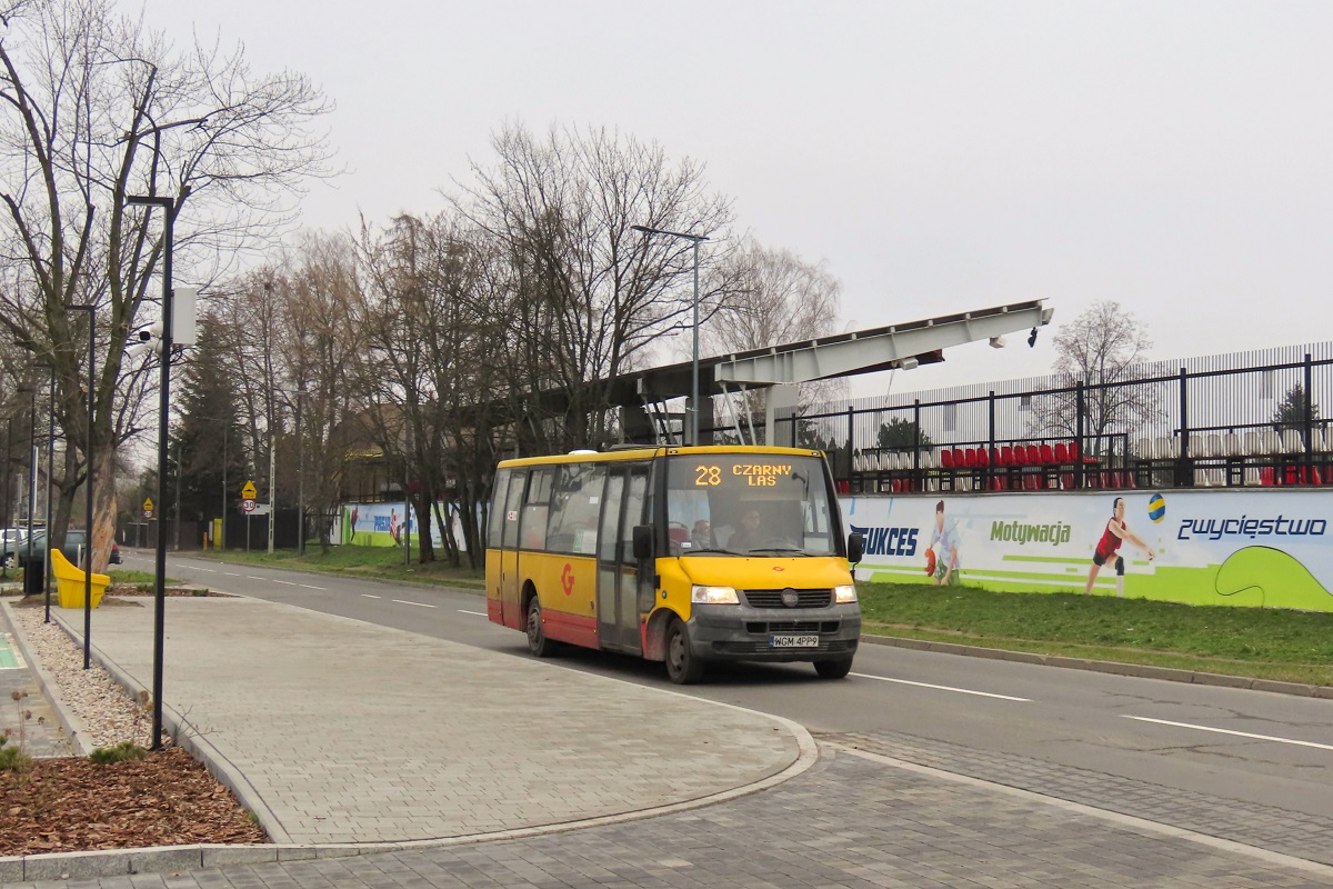 50021
ProCity jedzie jako kurs 113 linii numer 28: Grodzisk Maz. Dw. PKP (15:05)-Czarny Las Platanowa (15:30)-Grodzisk Maz. Dw. PKP (16:01). 
