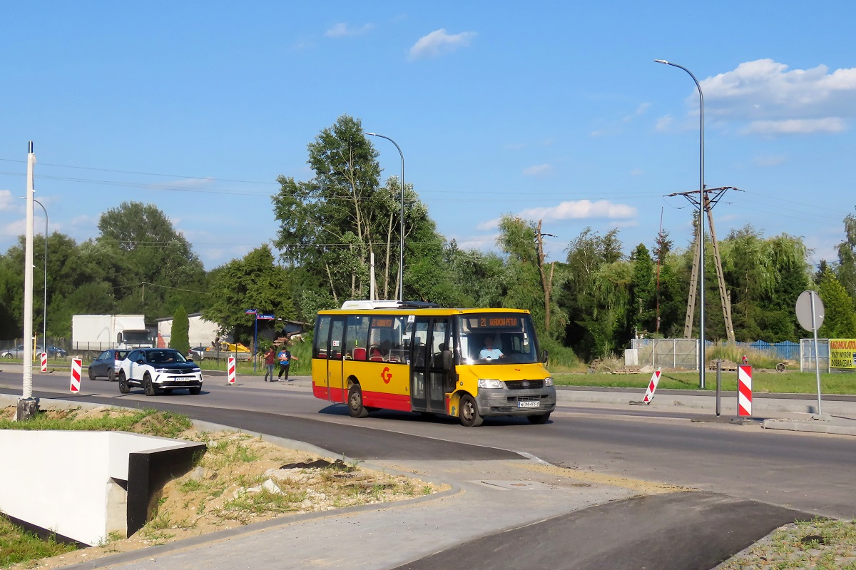 50022
ProCity jedzie jako kurs â118â linii numer 21 â Grodzisk Maz. Dw. PKP (17:40)-WĹadkĂłw PÄtla (18:09). Pozdrowienia dla Kierowcy! 
