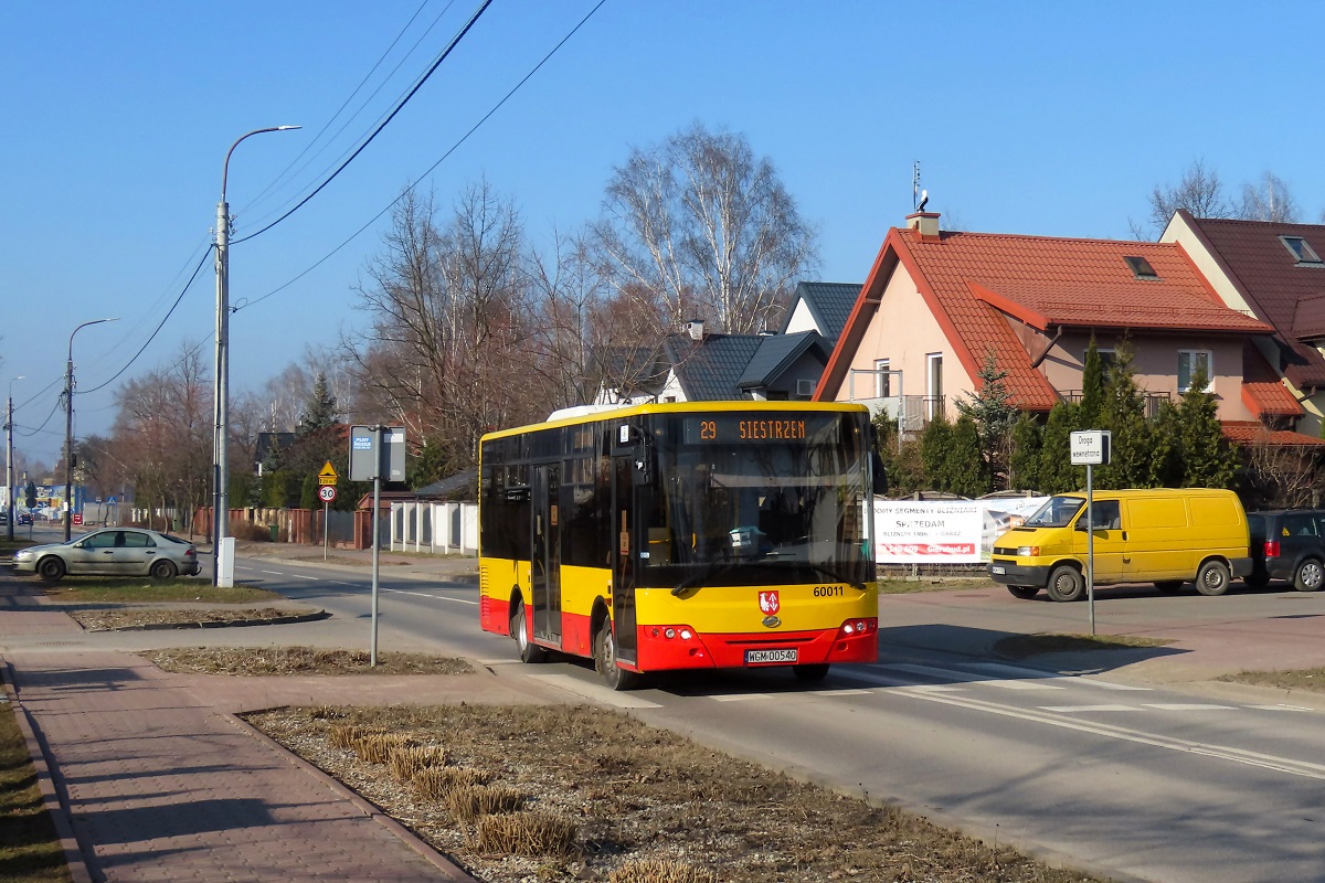 60011
ZAZ jedzie jako kurs linii numer 29 â Grodzisk Maz. Szpital (13:29)-SiestrzeĹ Grodziska (14:20). 
