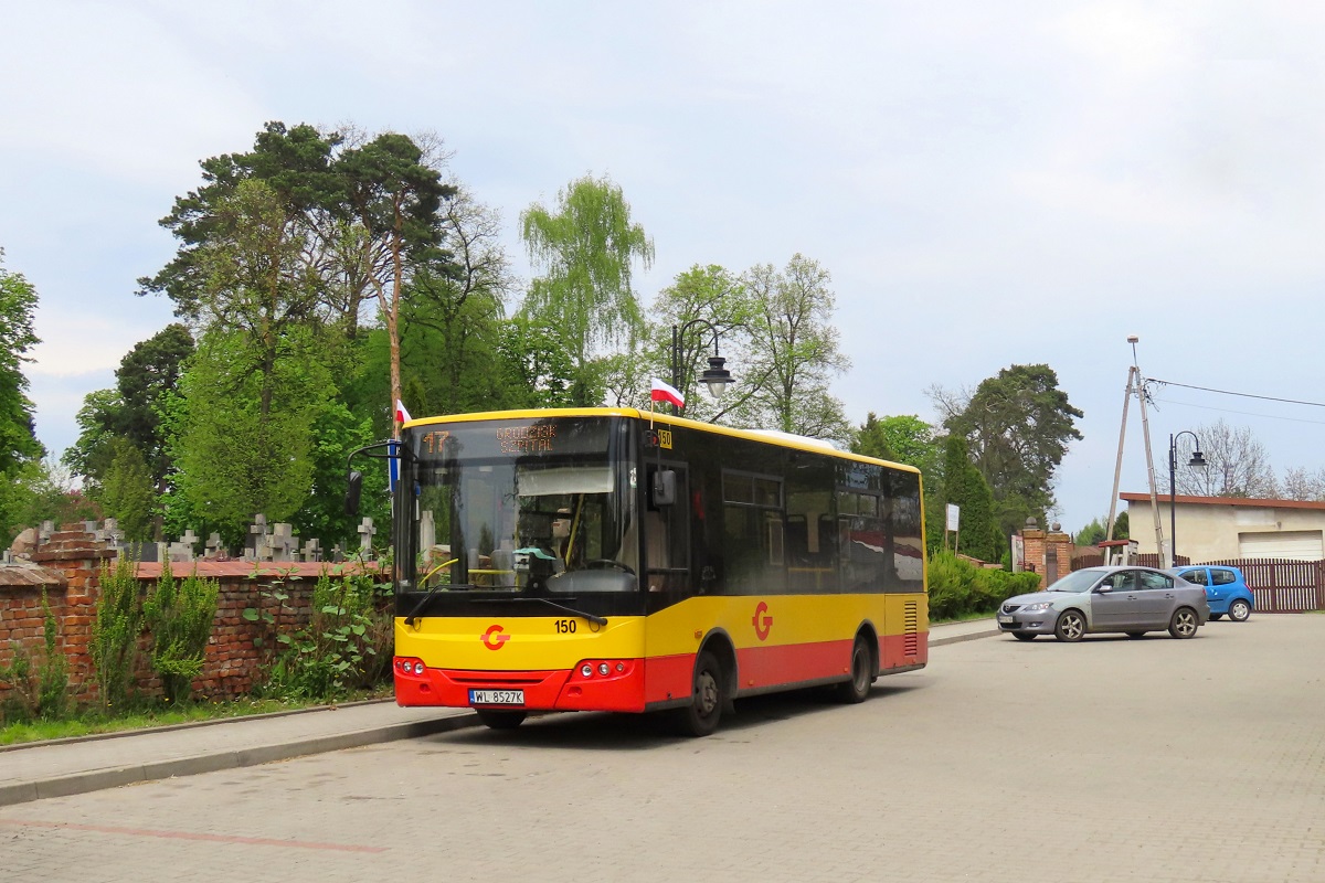 150 (22033)
ZAZ stoi na parkingu w oczekiwaniu na przejazd na przystanek "BrwinĂłw Rynek 01" gdzie rozpocznie wykonywaÄ kurs 219 linii numer 17: BrwinĂłw Rynek (13:35)-Grodzisk Maz. Szpital (14:23).
