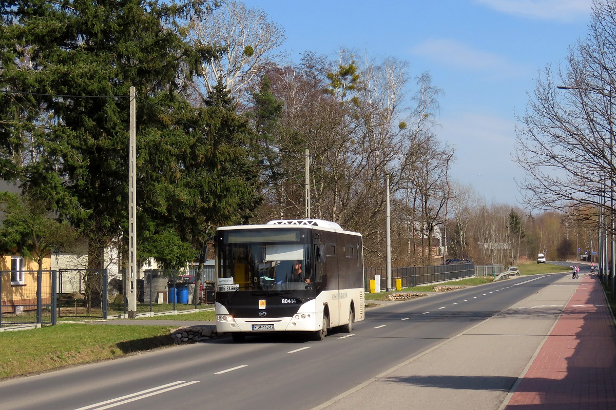 80414
ZAZ jedzie jako kurs linii podmiejskiej â Grodzisk Maz. Dw. PKP (14:30)-MszczonĂłw Rynek (15:10).
WĂłz planowo powinien jeĹşdziÄ na komunikacji miejskiej w Ĺťyrardowie, tutaj zaĹ jedzie na linii uruchomionej przez Starostwo Powiatu Ĺťyrardowskiego. 
