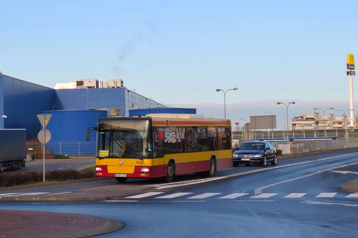 30017
SAM jedzie jako kurs linii Z2 â CH Marki (9:55)-Warszawa RembertĂłw Ratusz (10:27)-CH Marki (11:03). 
