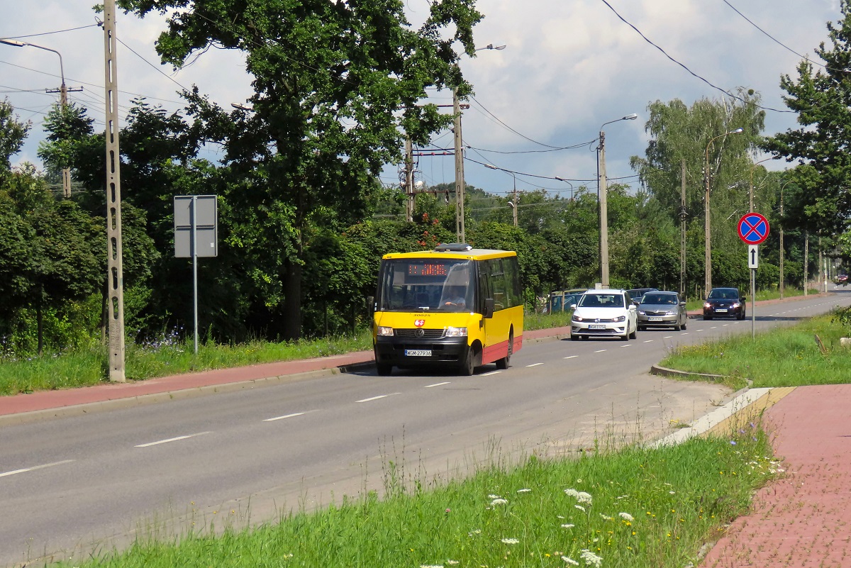 30025
ProCity jedzie jako kurs linii numer 30 â Grodzisk Maz. Dw. PKP (10:20)-PieĹki SĹubickie (11:02). 
