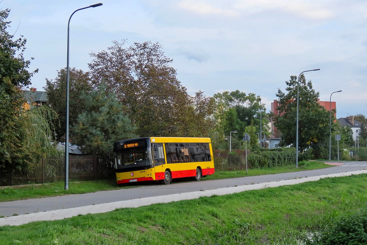 60008
MAZ stoi na poboczu w trakcie przerwy pomiÄdzy kursami na linii numer 31. 
