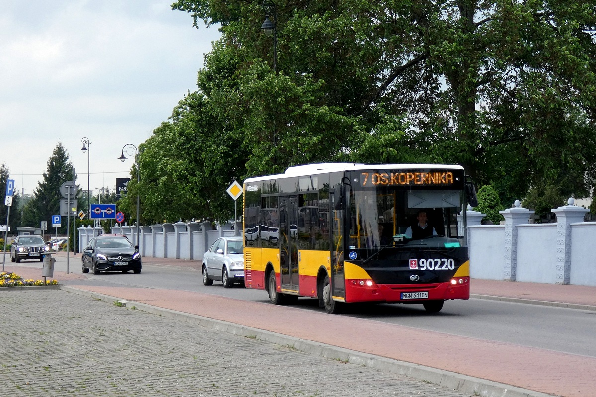 90220
ZAZ jedzie w obsĹudze kursu â7â linii numer 7 w relacji Grodzisk Maz. Szpital (12:00)-Grodzisk Maz. Szpital (12:38) p. Grodzisk Maz. Os. Teligi (12:19). 
