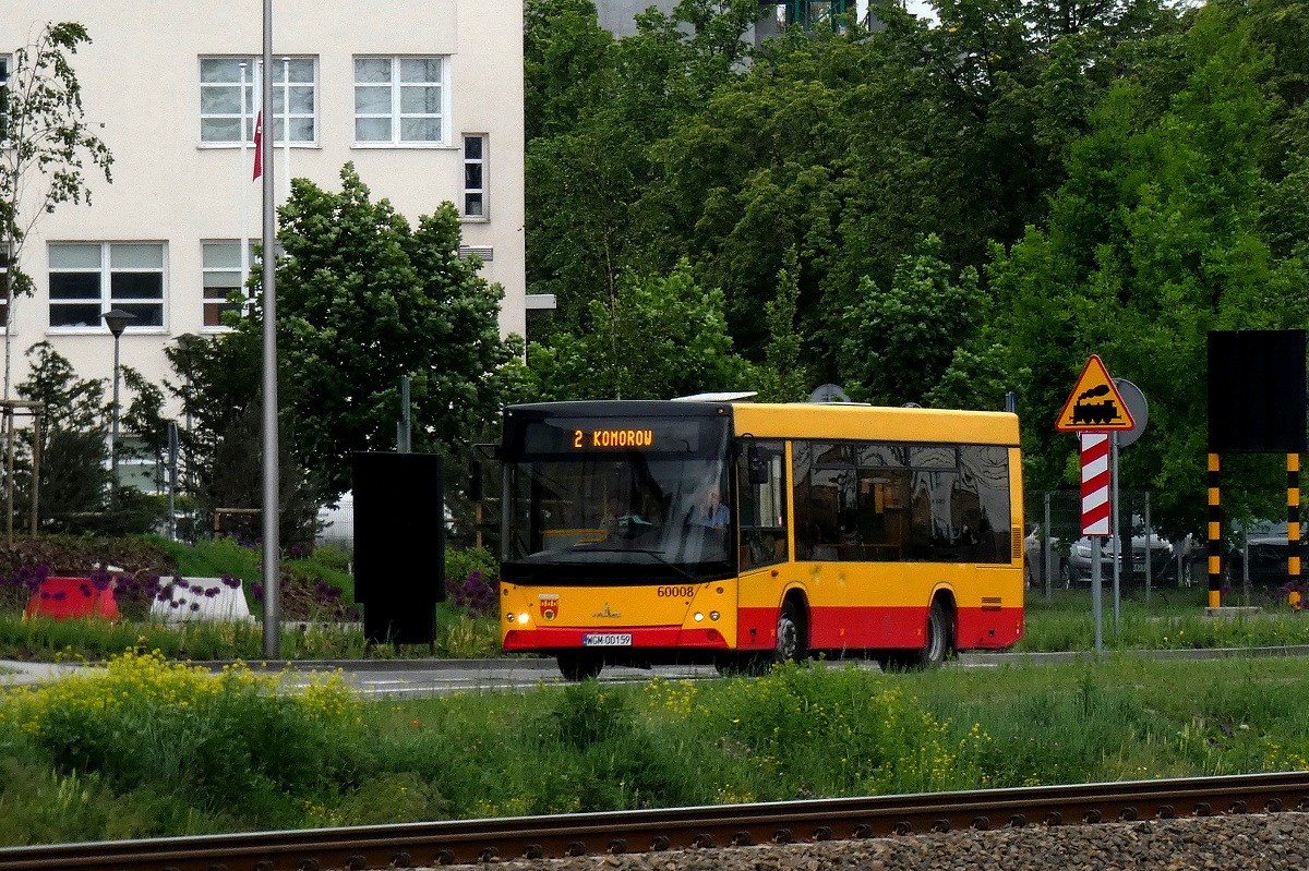 60008
MAZ jedzie w obsĹudze kursu linii numer 2 w relacji PruszkĂłw Os. Staszica (10:47)-KomorĂłw PÄtla (11:12).
