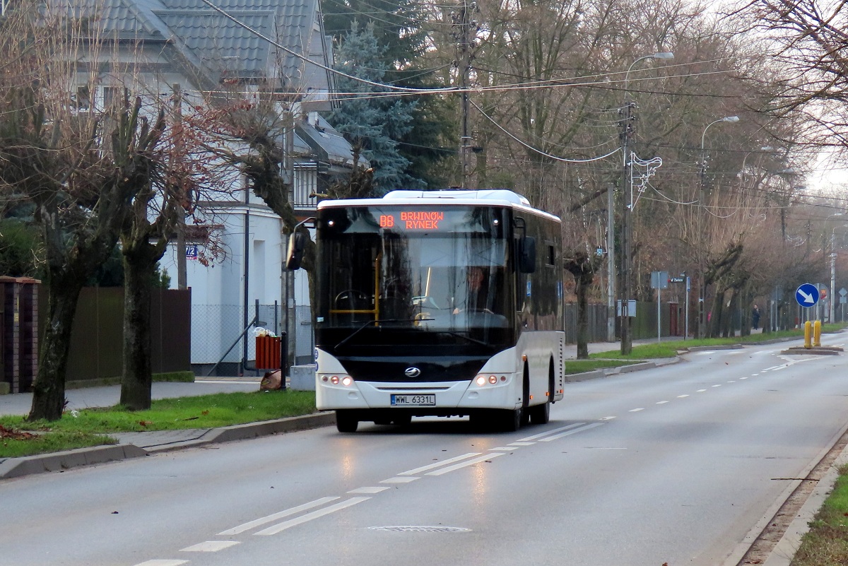 90234
ZAZ wykonuje kurs linii numer B8 w relacji BrwinĂłw Rynek (9:40)-BrwinĂłw Rynek (10:20) p. ĹťĂłĹwin ZespĂłĹ SzkĂłĹ i Orlik (10:00). 
Na nowy kontrakt w Brwinowie PKS skierowaĹ wiÄkszoĹÄ dotychczasowych wozĂłw (ZAZ-y A10 o numerach 60033, 70008 i 80416, ScaniÄ OmniCity #80301), a takĹźe nowo zakupione: Karsana Jest #90233 i ZAZ-a A10 #90234 (jest to juĹź czterdziesty ZAZ A10 jeĹźdĹźÄcy w PKS Grodzisk). 
