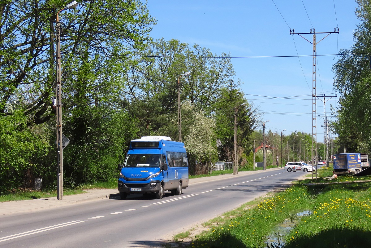 WGM 84750
Iveco jedzie jako kurs linii numer A â MilanĂłwek Ĺťukowska (12:45)-Grodzisk Maz. Szpital (13:36). 
