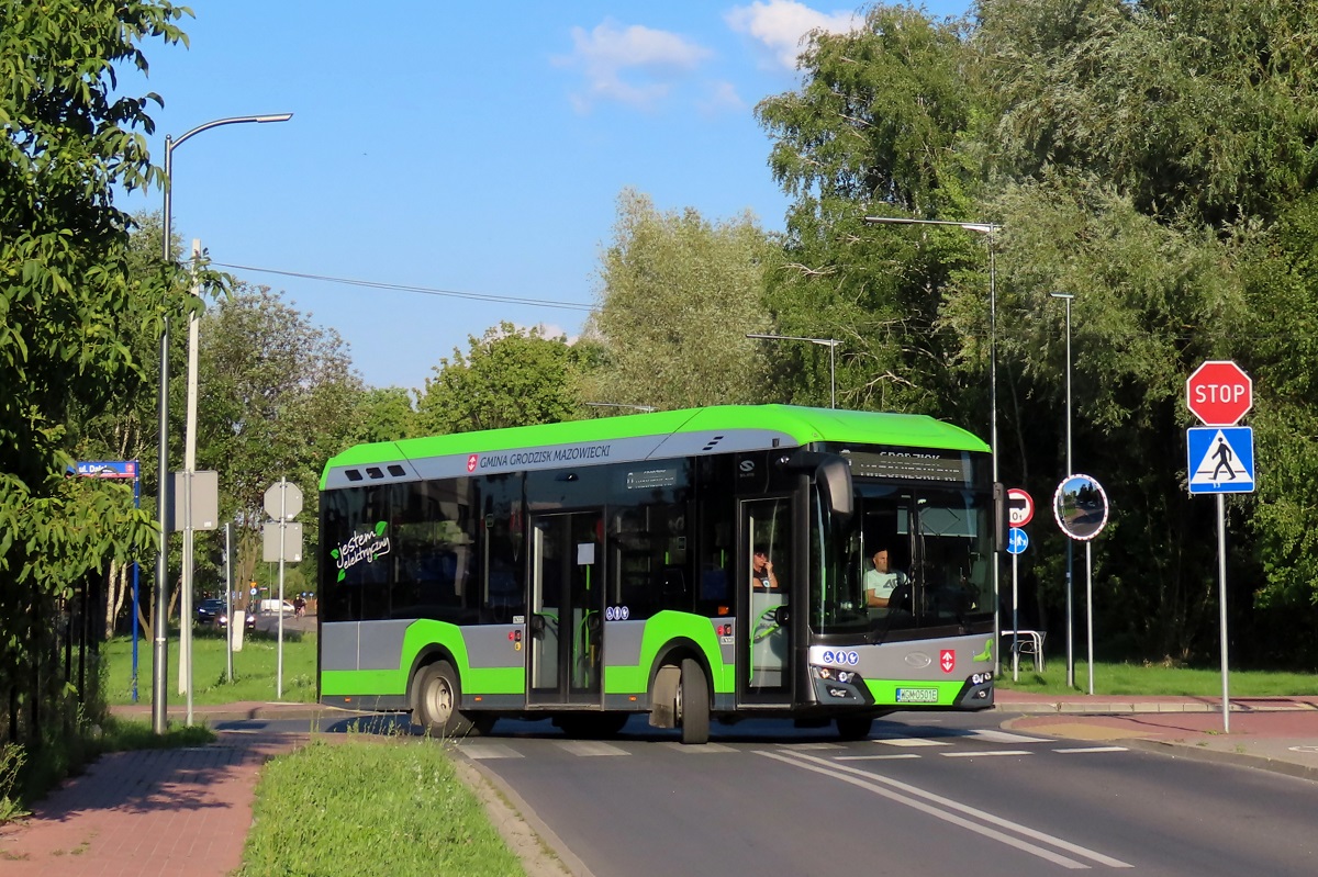 WGM 0501E
Solaris jedzie jako kurs linii numer 0: Grodzisk Maz. Dw. PKP (17:30)-Grodzisk Maz. Traugutta PKP (18:17). Pozdrowienia dla Kierowcy! 
