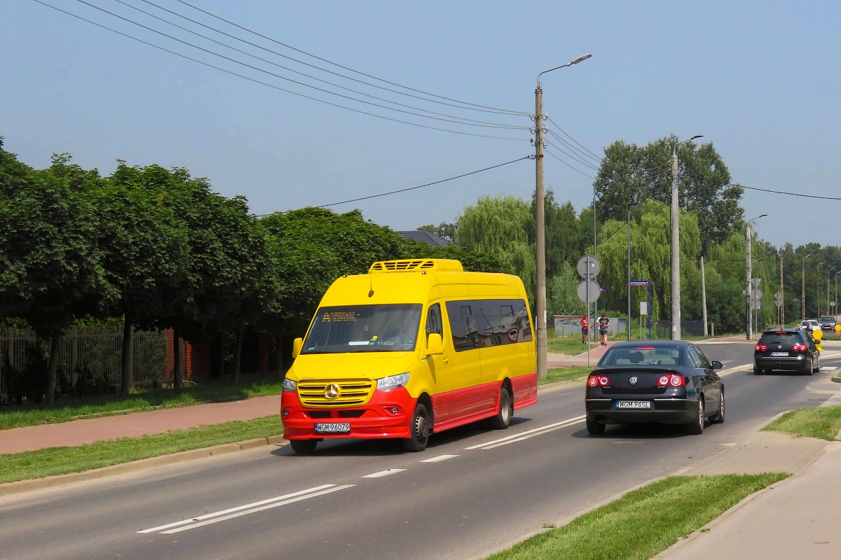 WGM 96079
Sprinter jedzie jako kurs linii numer A â MilanĂłwek Ĺťukowska (12:45)-Grodzisk Maz. Szpital (13:36). 
