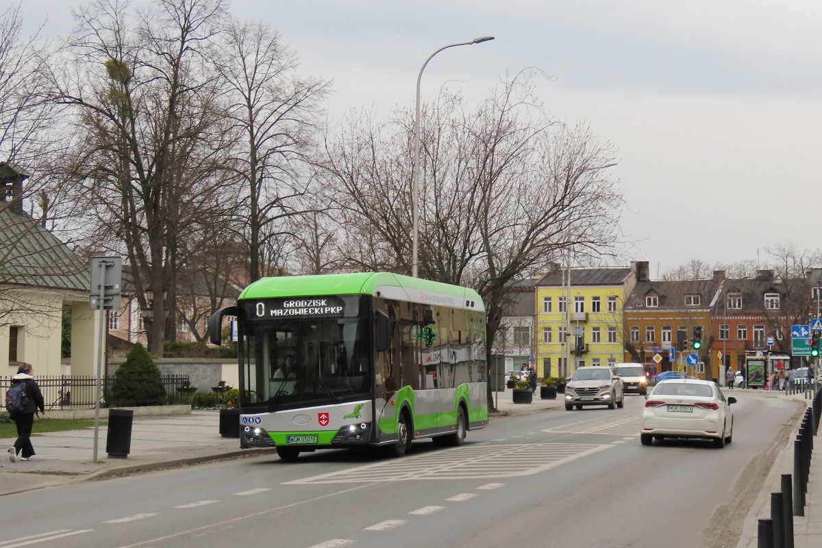 WGM 0501E
Solaris jedzie jako kurs linii numer 0: Grodzisk Maz. Dw. PKP (15:30)-Grodzisk Maz. Traugutta PKP (16:27). Pozdrowienia dla Kierowcy! 
