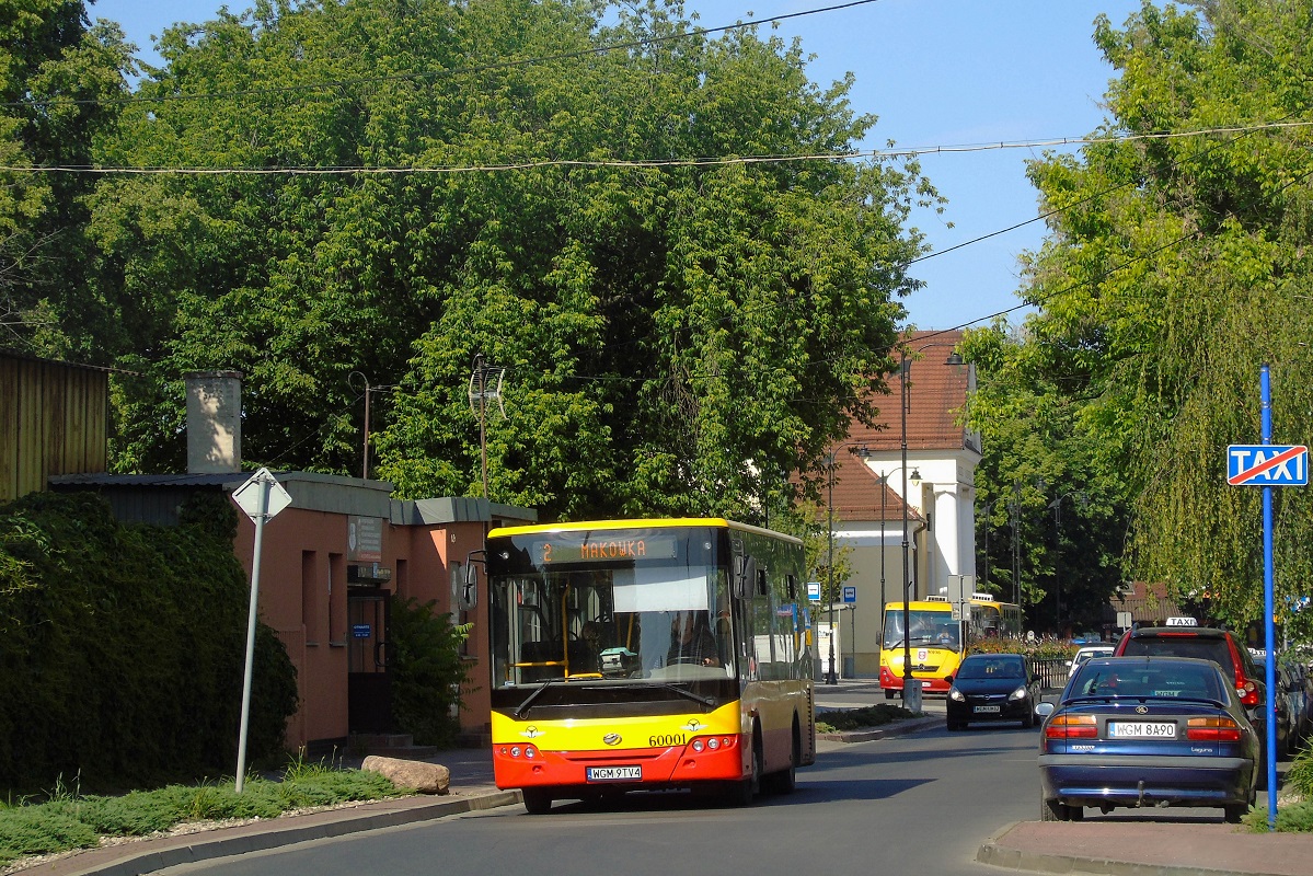 60001
ZAZ jedzie jako kurs "5129" linii numer 2 - SiestrzeĹ (16:08)-MakĂłwka (16:52). W tle na pÄtli przed dworcem PKP stoi Autosan H7-20.07 #90106 orz Jelcz 120M/3 #40131. 
Słowa kluczowe: DziwadĹo