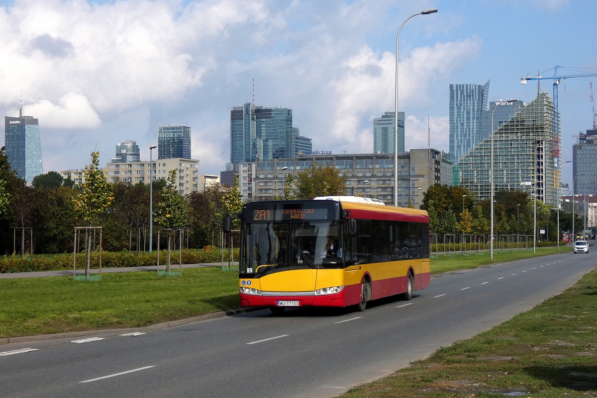 WU 77153
Solaris (dawny warszawski A151) wykonuje kurs â4429â linii zastÄpczej WKD ZA1 w relacji Warszawa ĹrĂłdmieĹcie WKD (14:00)-KomorĂłw (14:46). 
Słowa kluczowe: zawkd MOBSU12_1