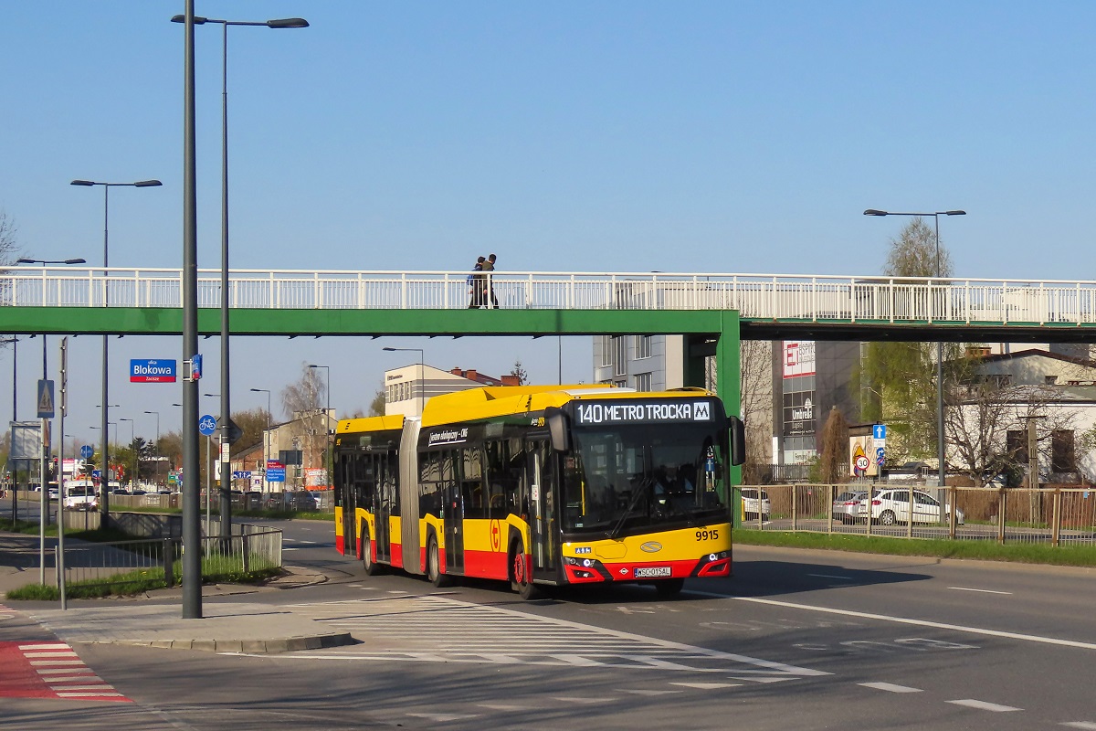 9915
Solaris jedzie jako kurs linii numer 140 â Marki Czarna Struga (16:36) - Warszawa Metro Trocka (17:05). 
