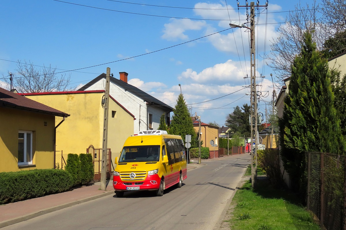 204
Sprinter jedzie jako kurs â120â linii numer 34 â Grodzisk Maz. Dw. PKP (15:00)-Ĺťabia Wola UrzÄd Gminy (15:27). 
Słowa kluczowe: objazd